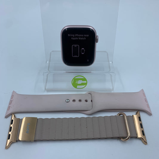 Unlocked Apple Watch Series 9 45MM Aluminum & Ceramic Pink