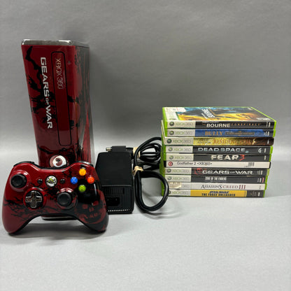 Microsoft Xbox 360 Gears of War 3 Limited Edition Game Console Bundle w/ 10 Xbox 360 Games Including Gears of War