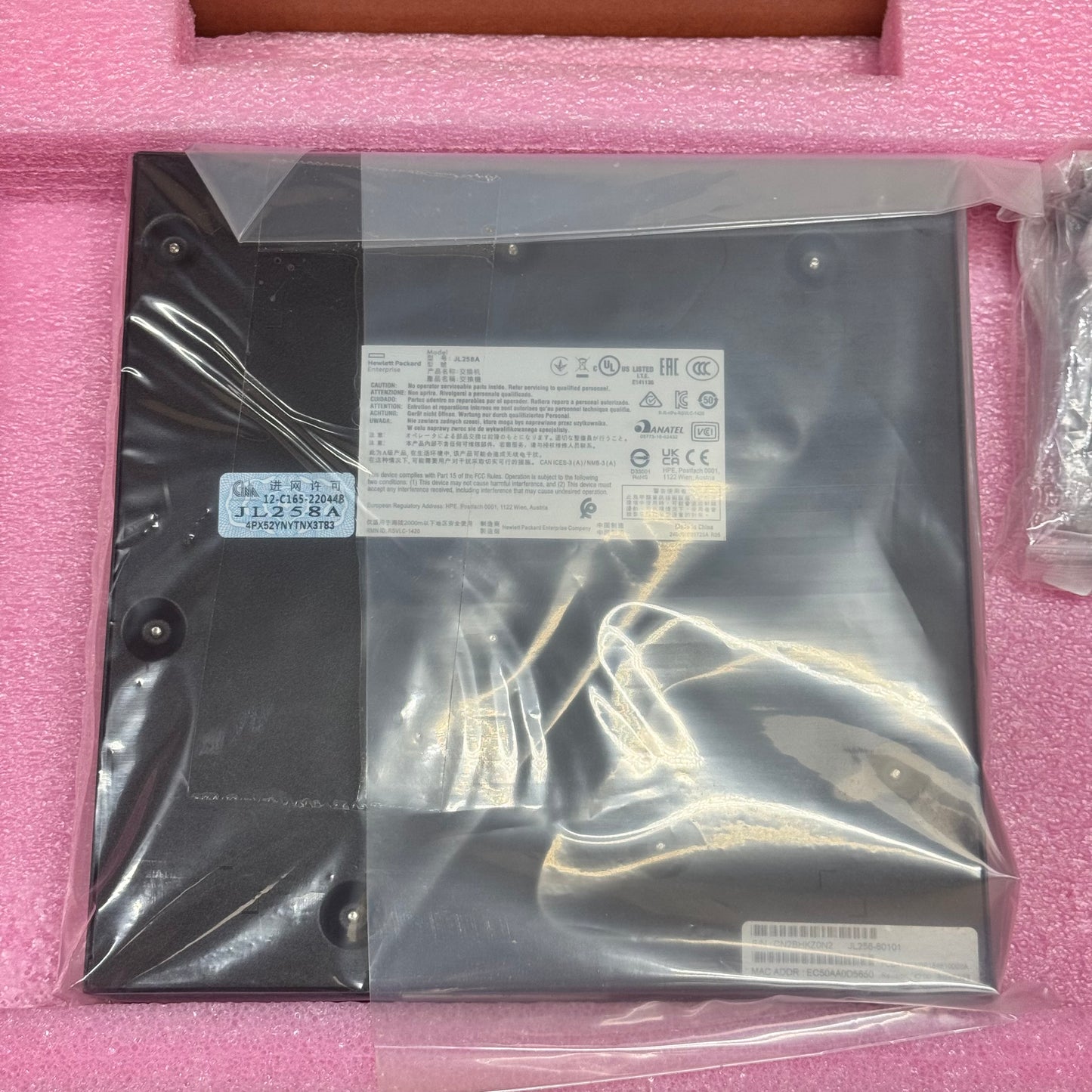 New HP Aruba HPE 2930F 8G Network Switch JL258A