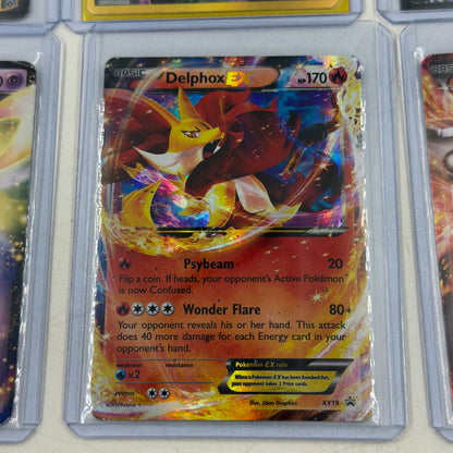Pokémon TCG Lot of 10 EX Cards Full Art Zekrom 97/99 & Full Art Alakazam 125/124