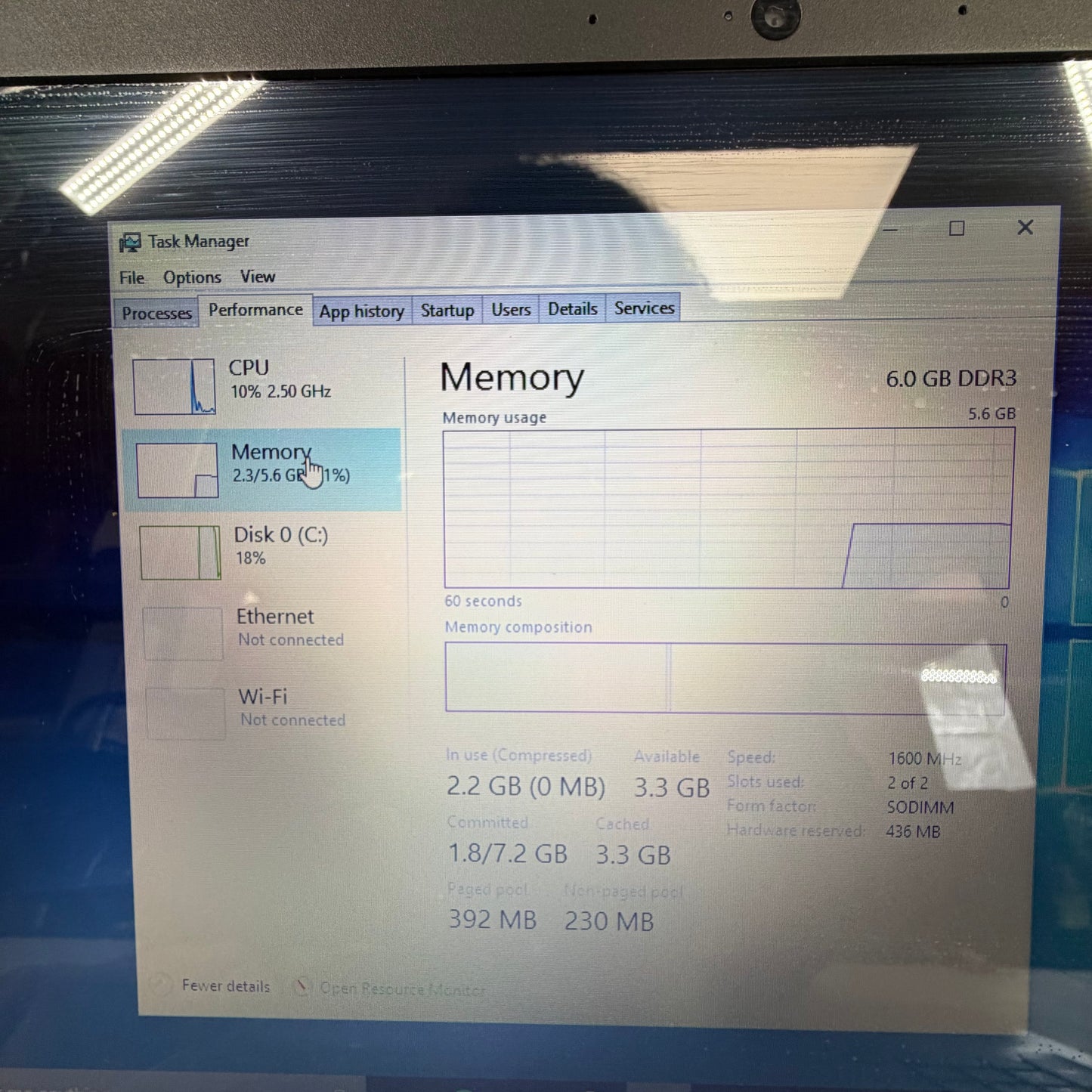 HP Pavilion 15-AB153 14" A10-8700 R6 1.8GHz 6GB RAM 1TB SSD Bad Battery