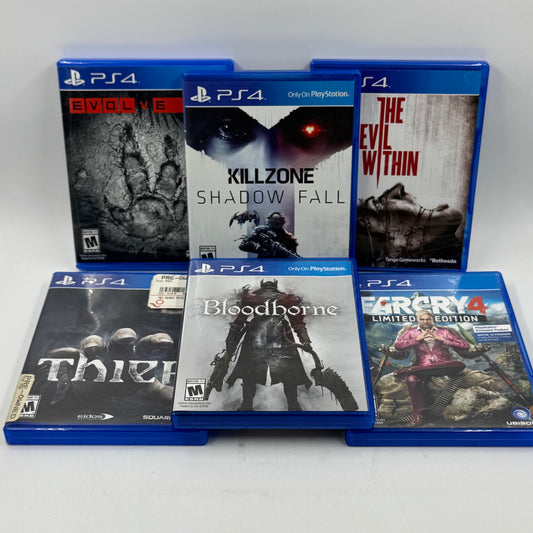 Lot of 6 Sony PlayStation 4 PS4 Games