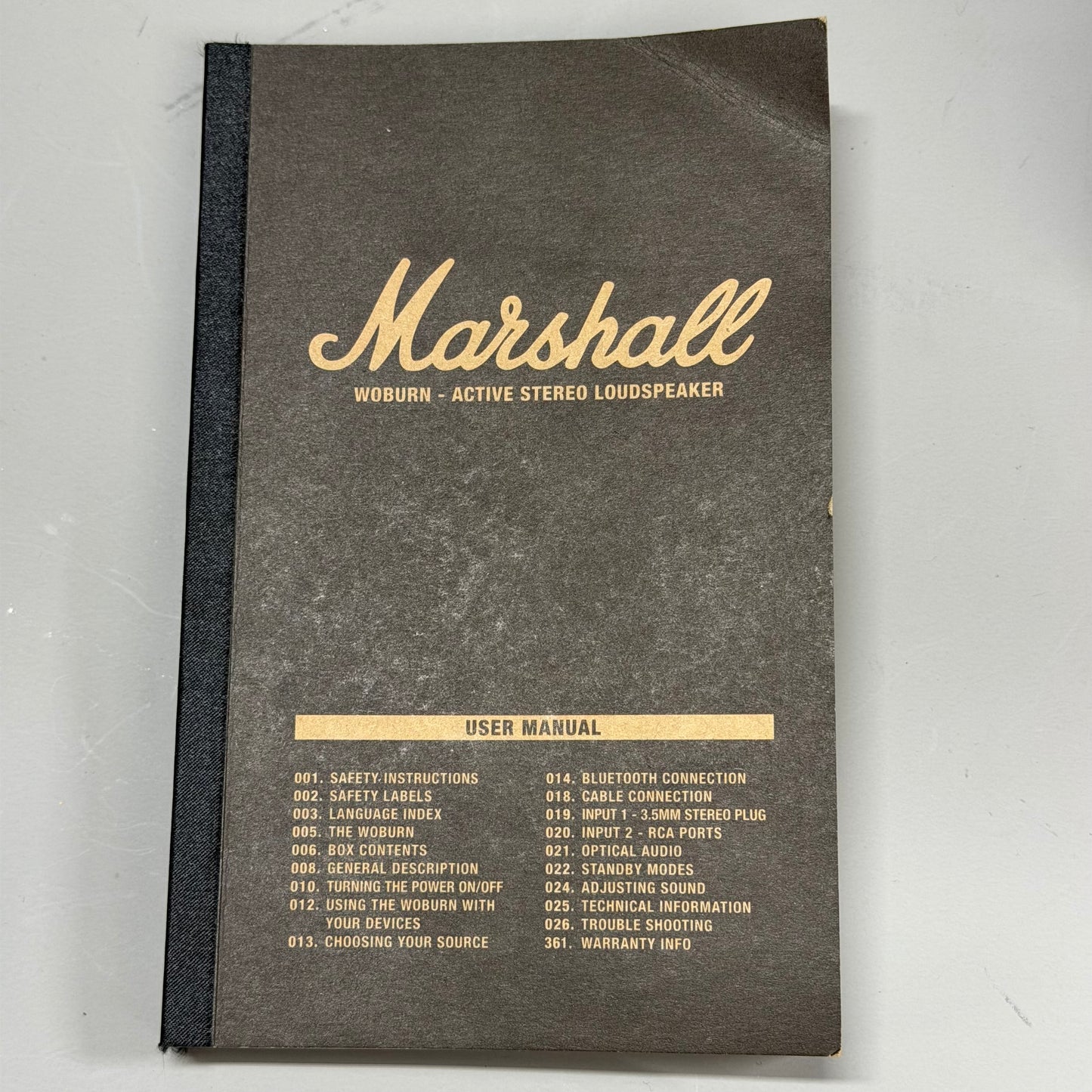 Marshall Woburn Bluetooth Speaker Black 4090963