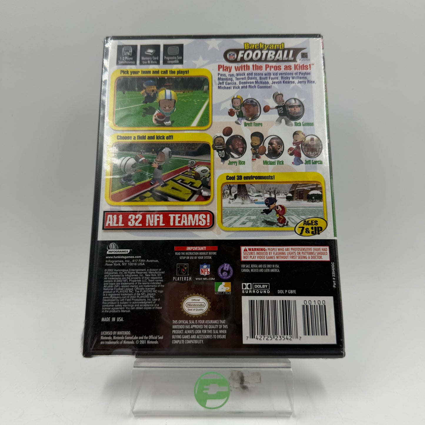 New Backyard Football (Nintendo GameCube, 2001)