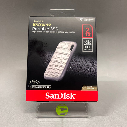 New SanDisk Extreme 2TB Portable SSD Wired P001-004915-AW25