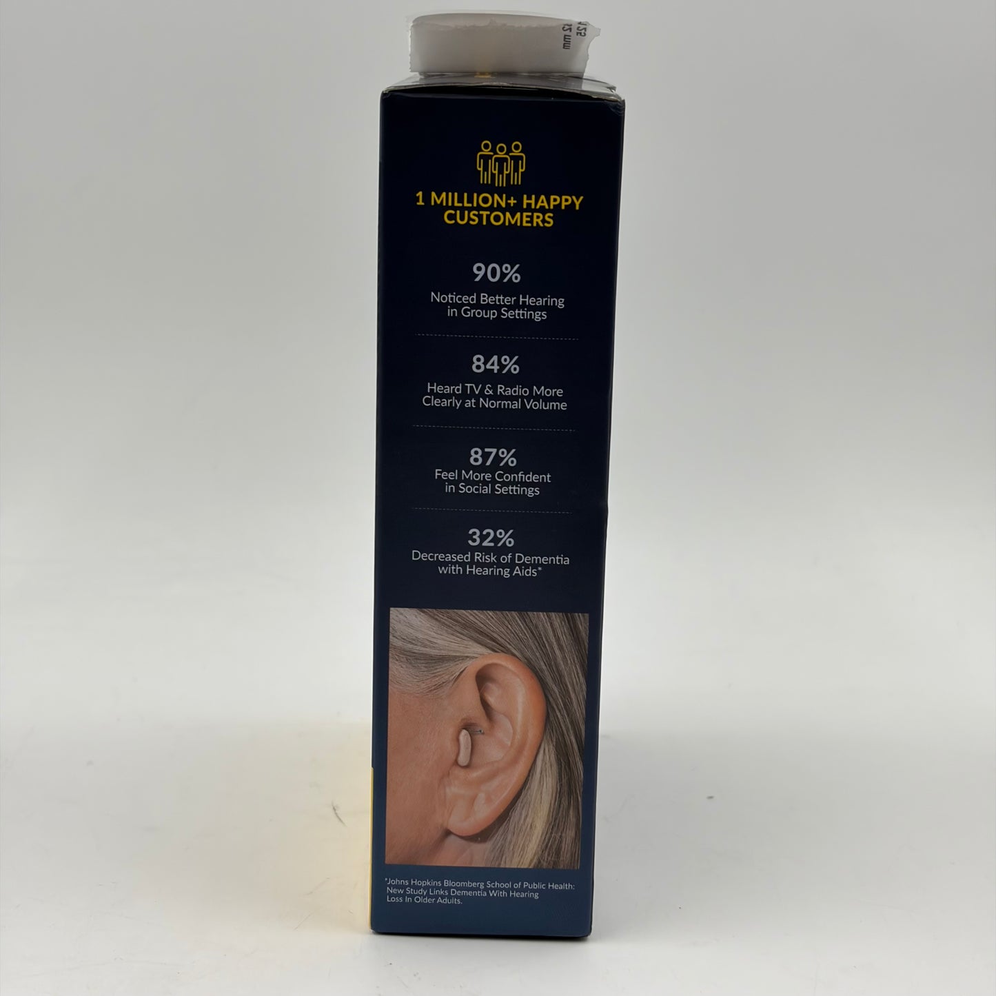 New Audien Hearing Atom X Hearing Aid White