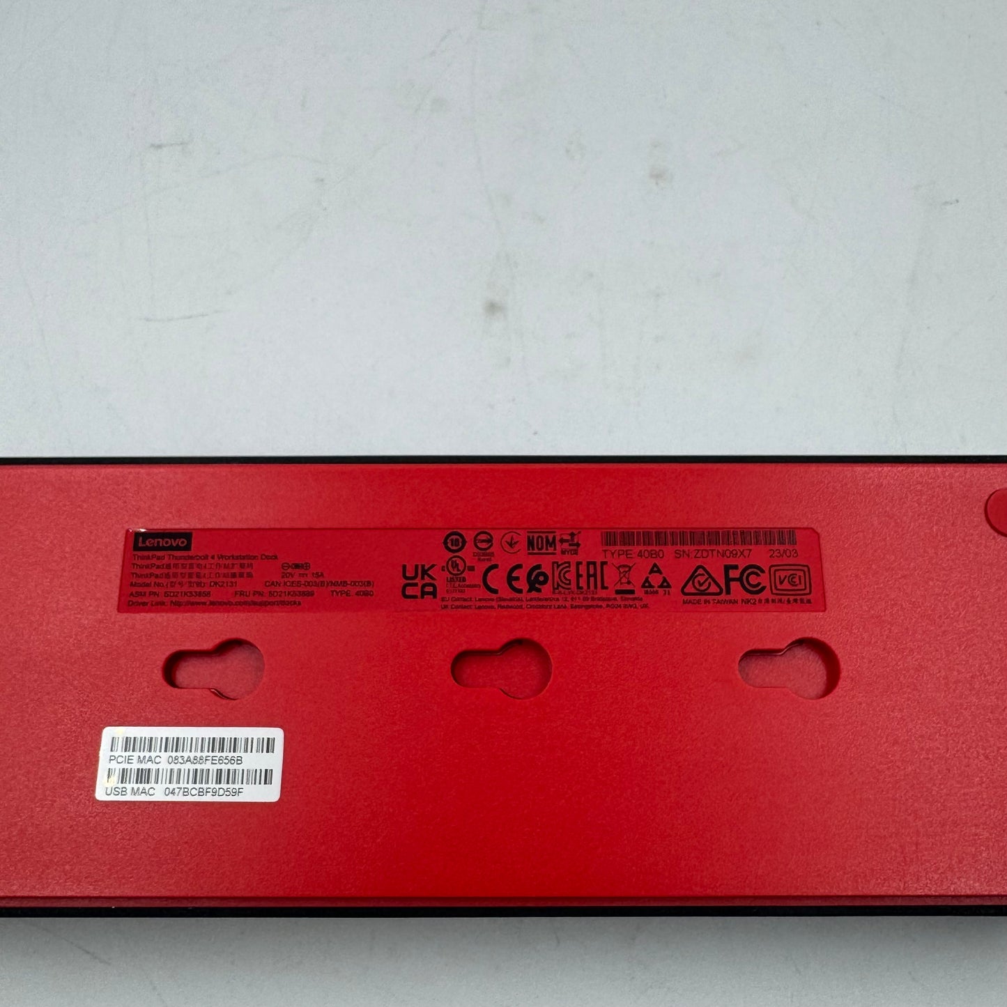 Lenovo Thunderbolt 4 Dock DK2131 Desktop Workstation 