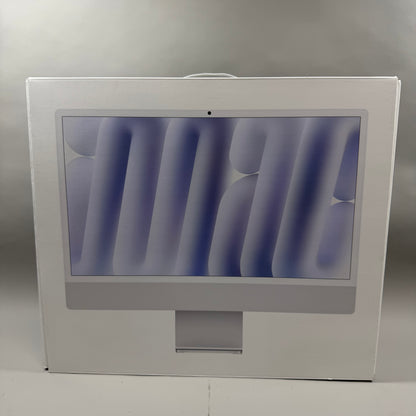 2024 Apple iMac 24" M4 8 Core 4.5GHz 16GB RAM 256GB SSD Silver A3247