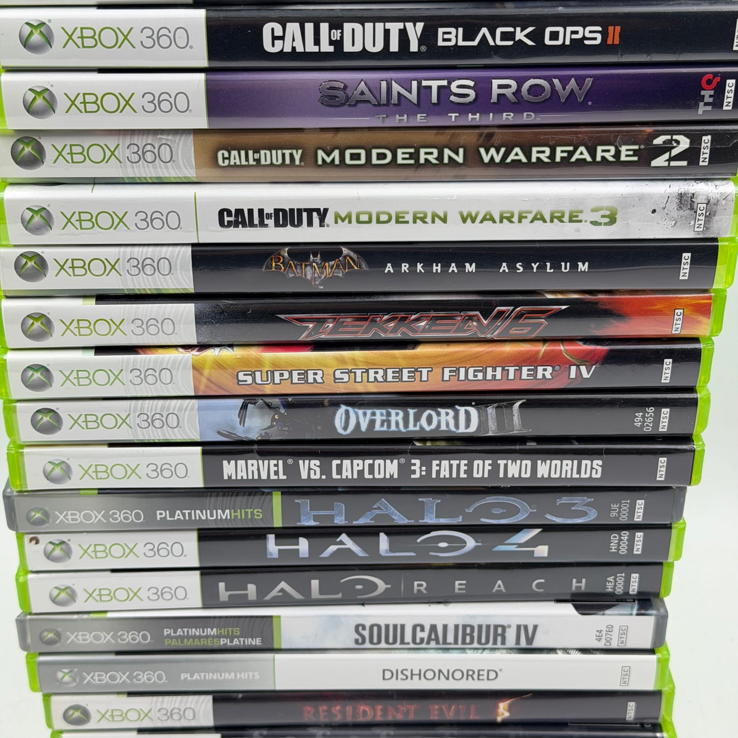 Lot of 20 Microsoft Xbox 360 Games Featuring Platinum Hits
