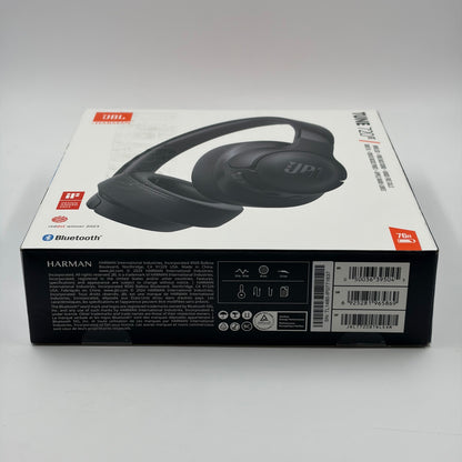 New JBL Tune 720 Wireless Over-Ear Bluetooth Headphones Black JBLT720BTBLKAM
