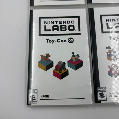 Lot of 4 Nintendo Toy-Con Labo Switch Games