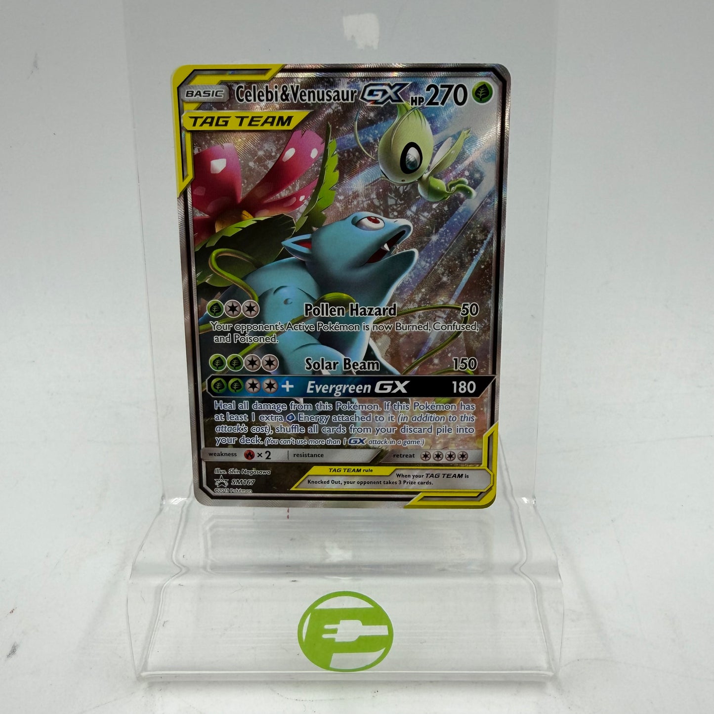Pokémon TCG SM Teamup Celebi & Venusaur SM167 English