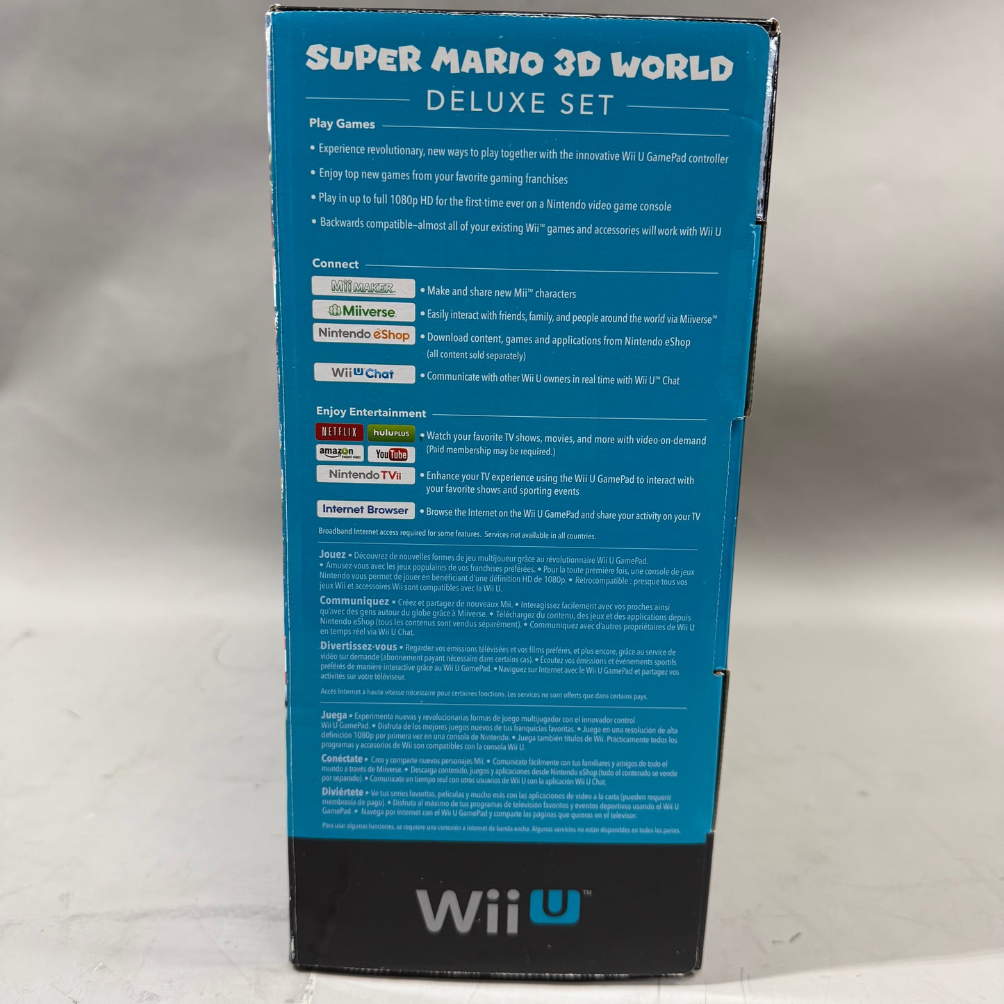 Nintendo Wii U Video Game Console WUP-010 Black