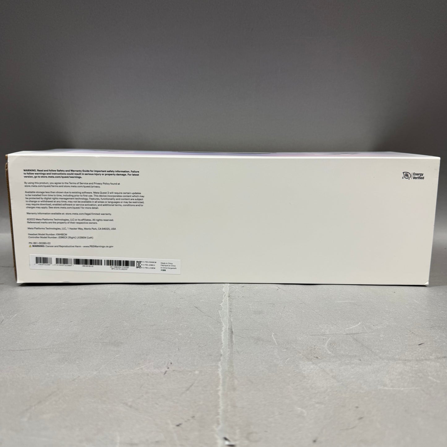 Meta Quest 2 128GB Standalone All-in-One VR Headset KW49CM