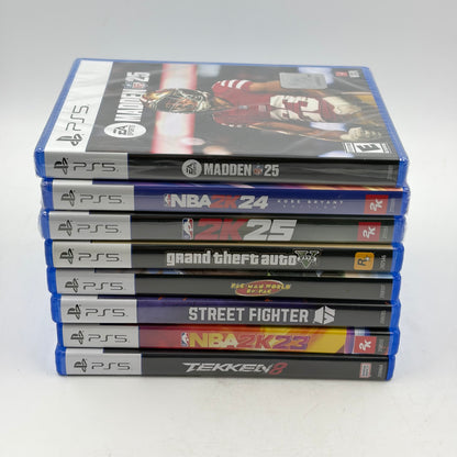 Lot of 8 Sony PlayStation 5 PS5 Games