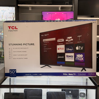 New TCL 50" 50S435 4k Ultra HD 3840 x 2160 Smart TV 2023