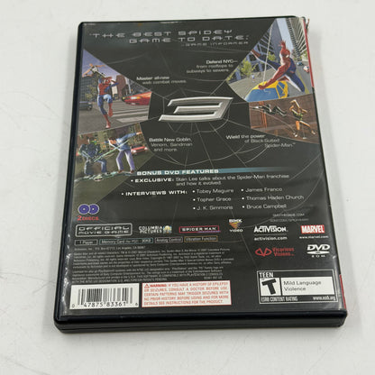 Series of 3 Spiderman Sony PlayStation 2 PS2 Games