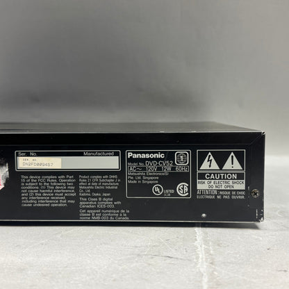 Panasonic DVD-CV52 DVD Player
