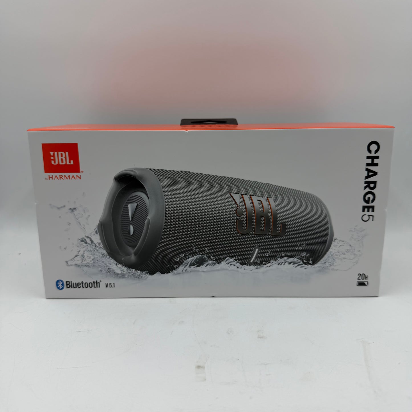 New JBL Charge 5 Portable Party Speaker Black JBLCHARGE5GRYAM