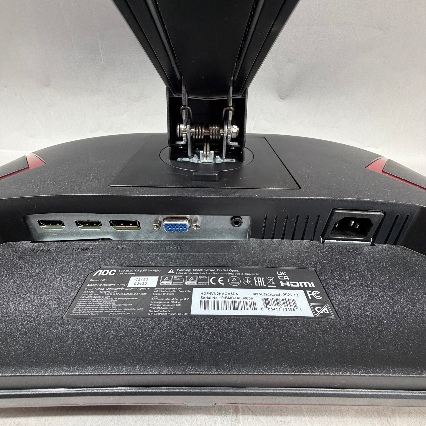 AOC 24" CG24G2 FHD IPS 165Hz Gaming Monitor