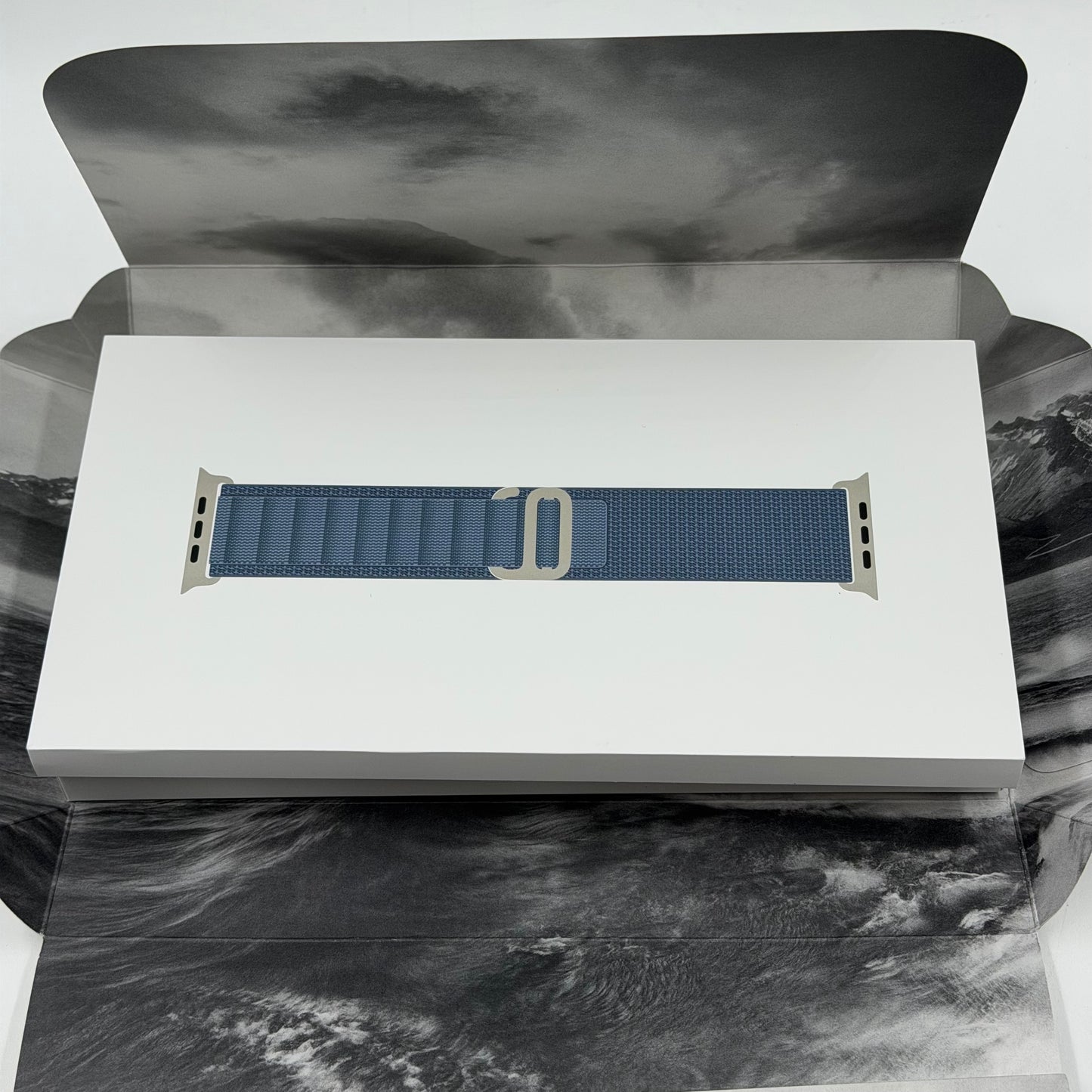 Unlocked Apple Watch Ultra 3 49MM Natural Titanium Blue Alpine Loop MEWK4LW/A