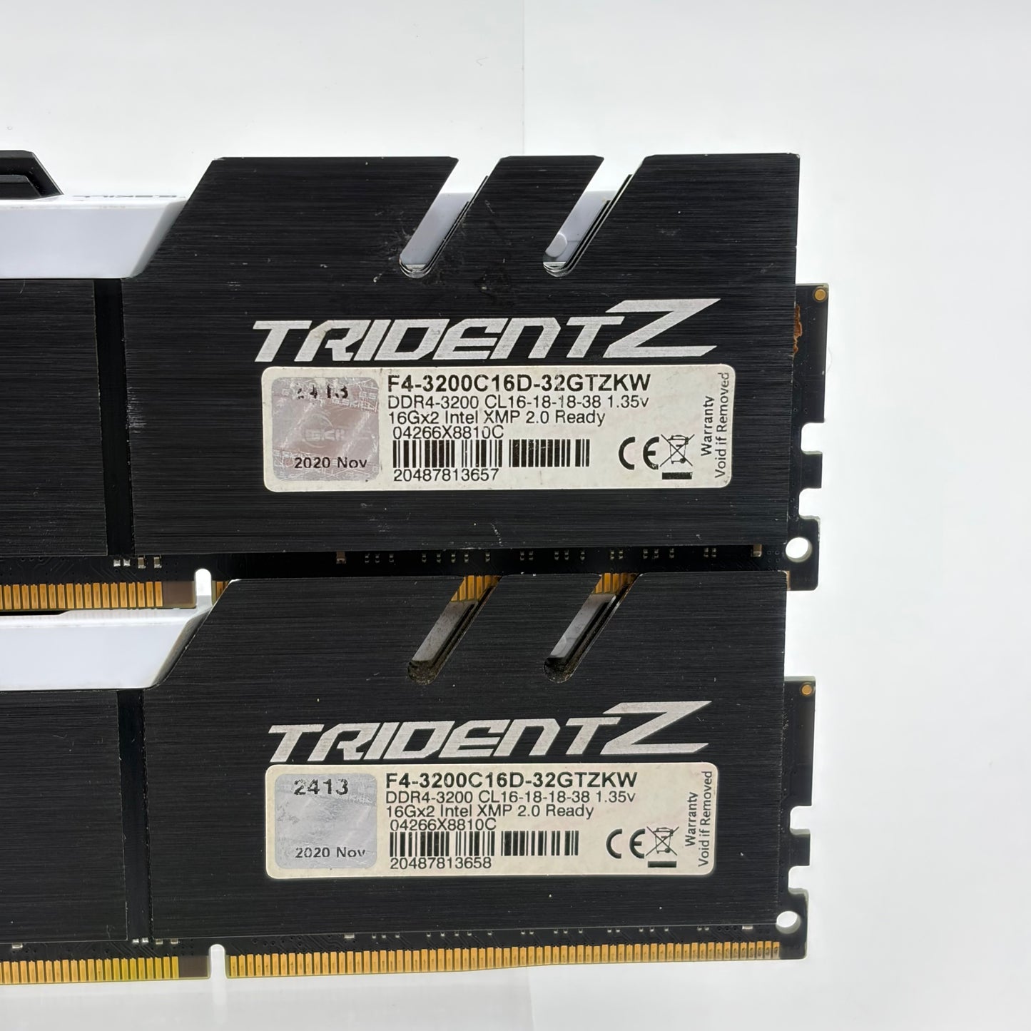 G.Skill TridentZ 32GB (2x16GB) RAM DDR4 3200MHz F4-3200C16D-32GTZKW