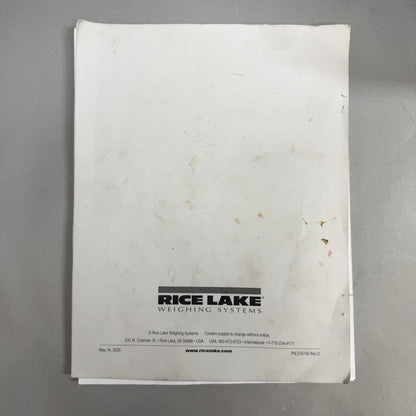 Rice Lake Laserlight 3 Wired 21482501