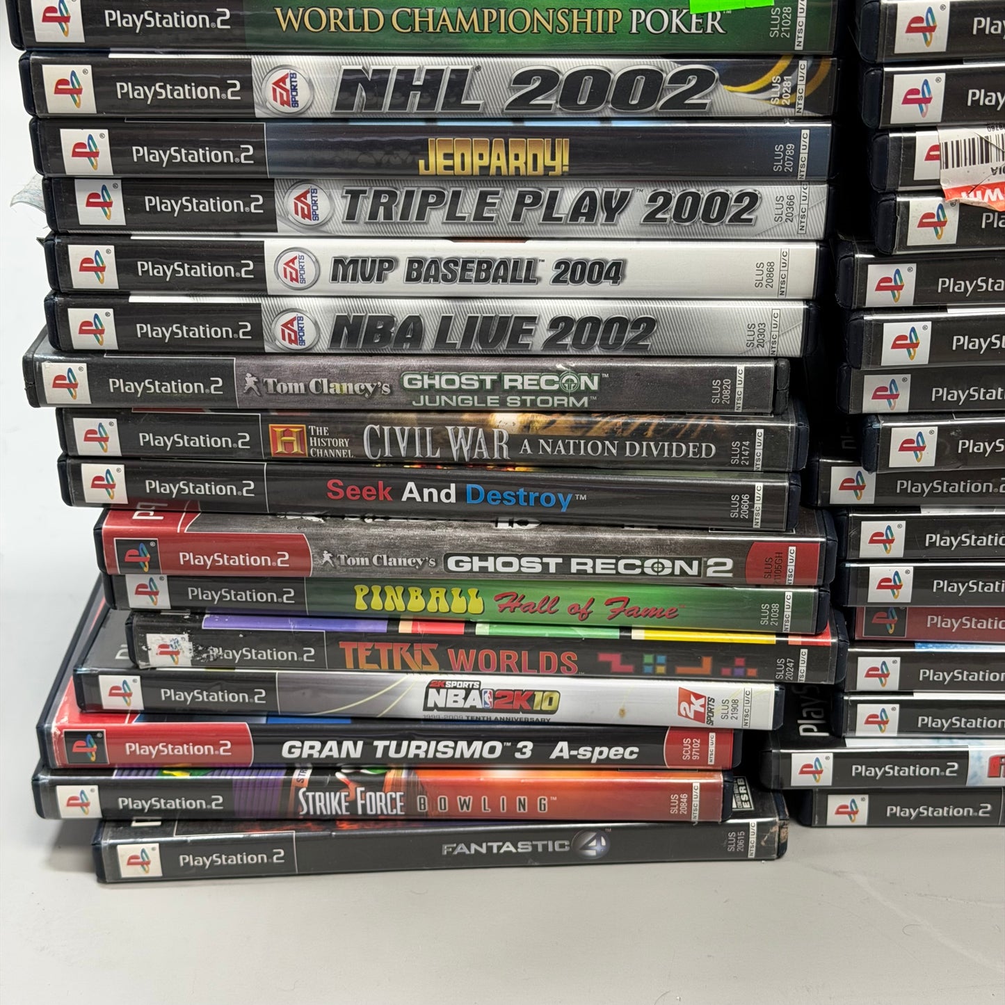Lot of 100 Sony PlayStation 2 PS2 Games UNTESTED