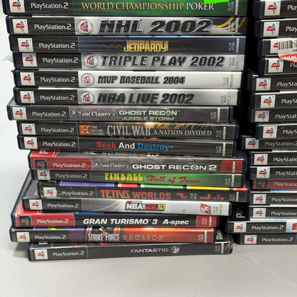 Lot of 100 Sony PlayStation 2 PS2 Games UNTESTED