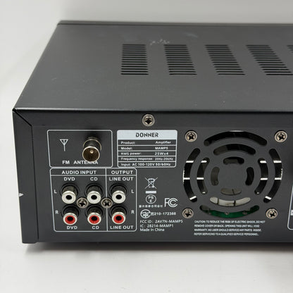 Donner MAMP5  Bluetooth Audio Power Amplifier Receiver