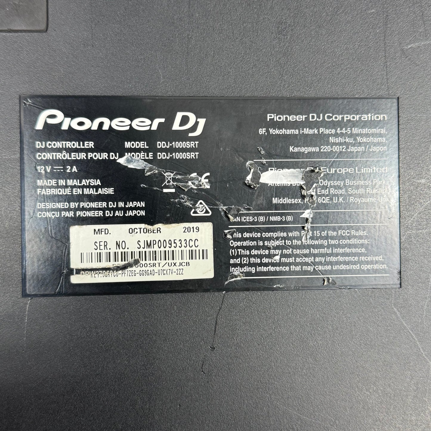 Pioneer DJ DDJ-1000SRT 4-Channel 4 Channel DJ Controller