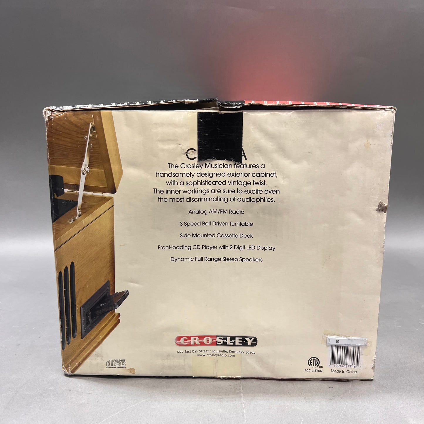 Crosley Radio Wired, Wireless CR74