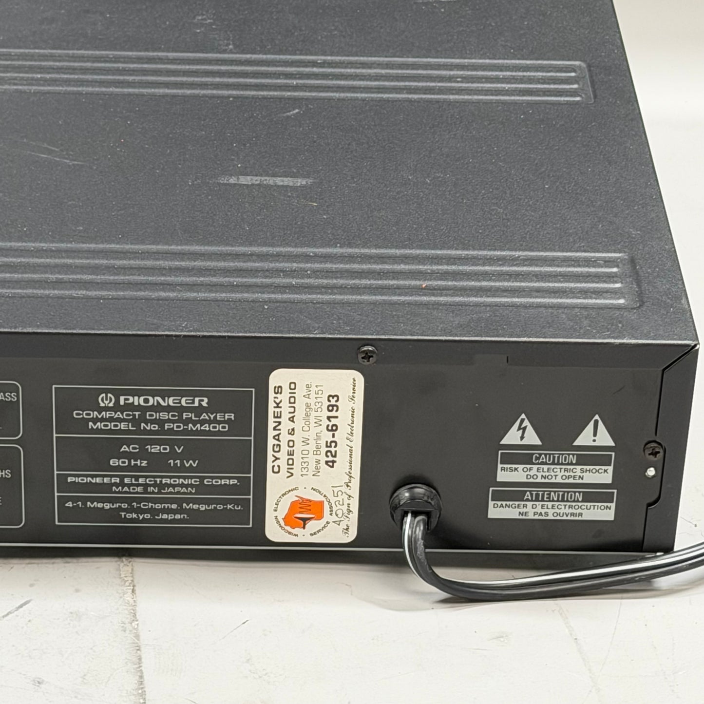 PIONEER Compact Disc Player PD-M400