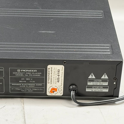 PIONEER Compact Disc Player PD-M400