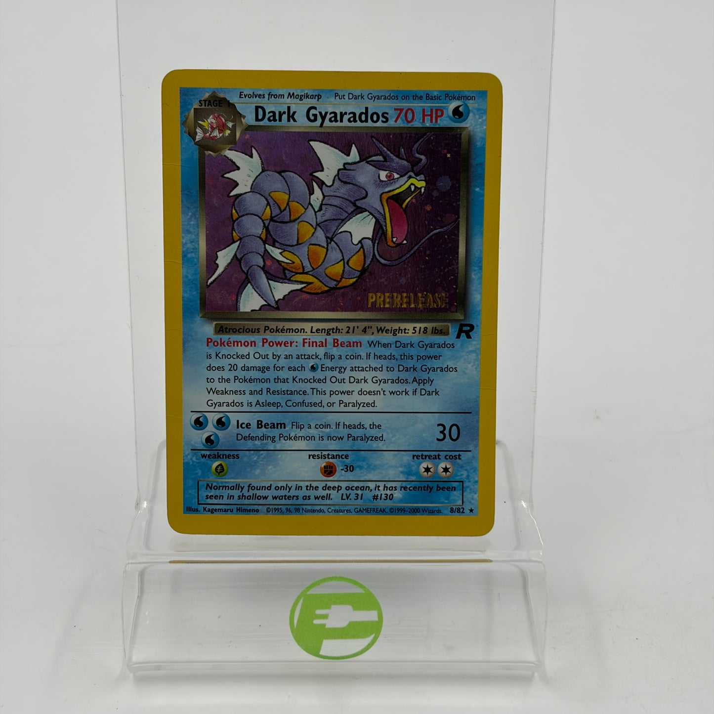 Pokémon TCG Team Rocket Dark Gyarados 8/82 Holo English