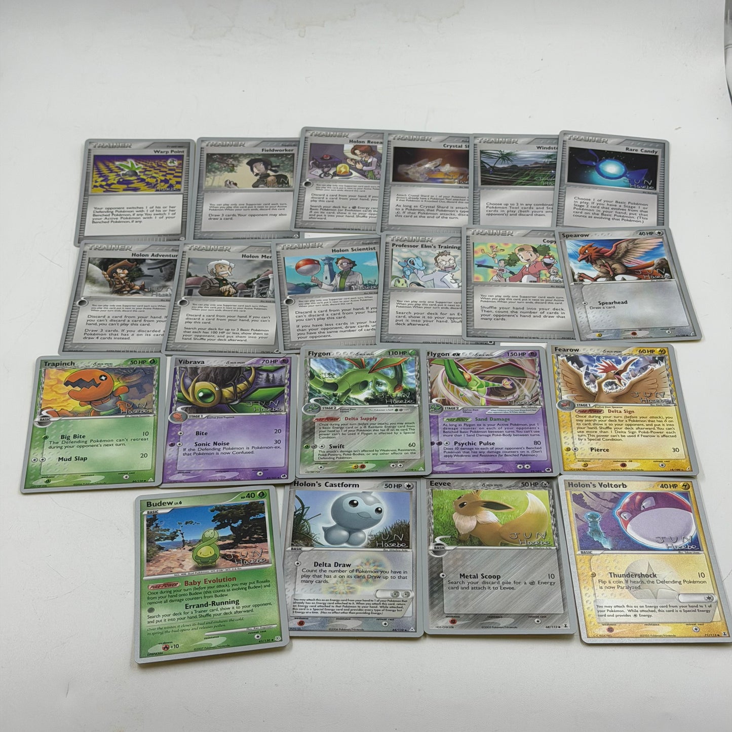 Pokémon TCG Card 21 Jun Hasebe World Champion Card Bundle