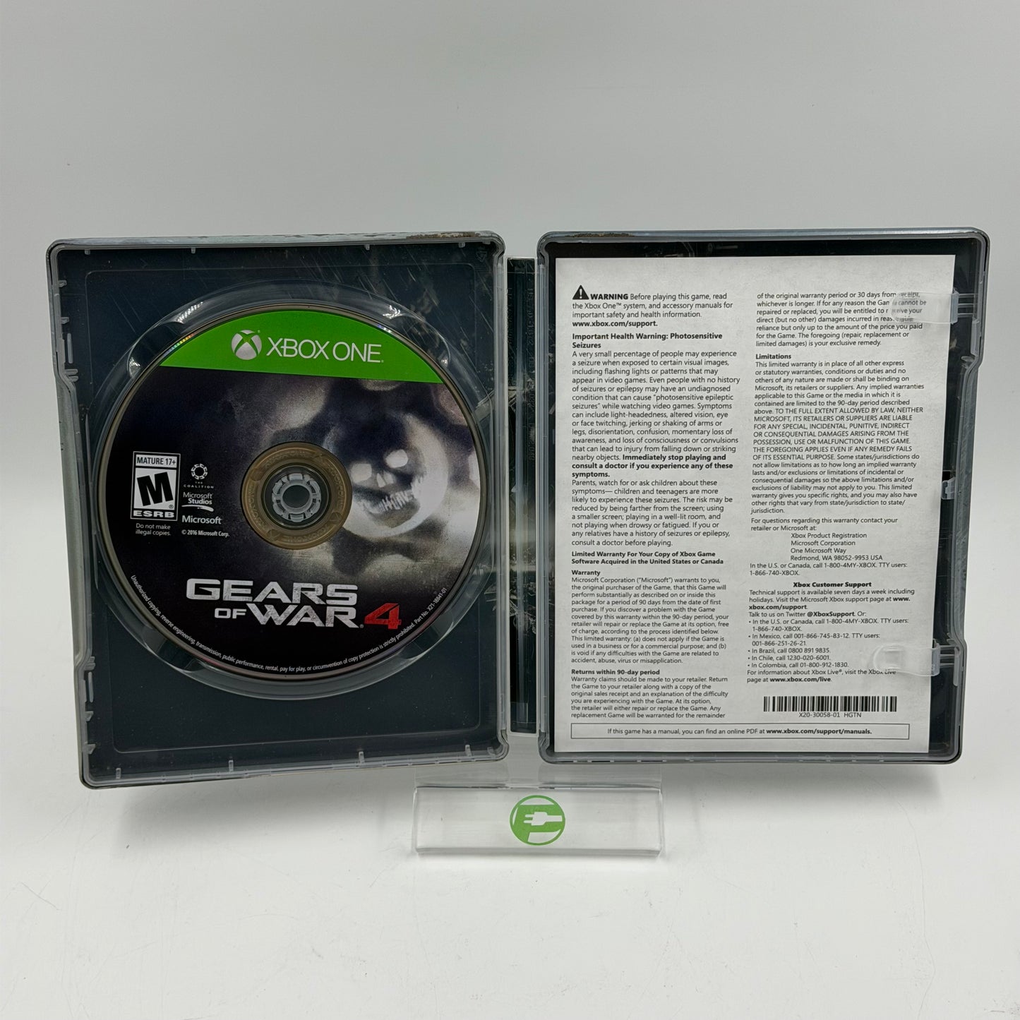 Gears of War 4 [Collector's Edition] SteelBook (Microsoft Xbox One, 2016)