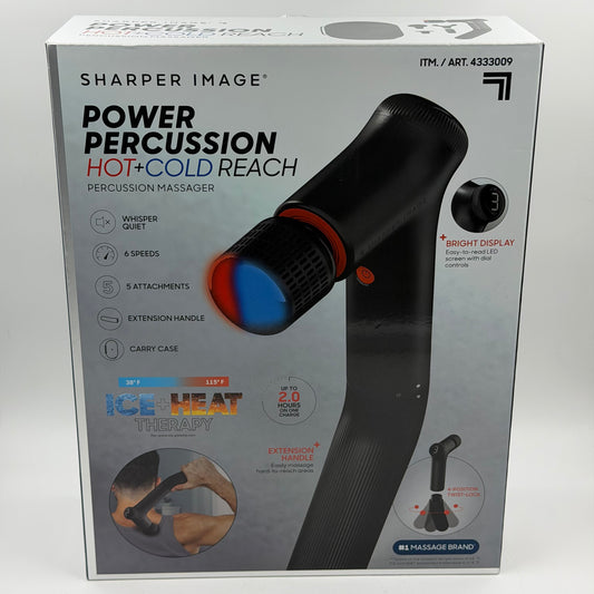 New Sharp Image  Hot+Cold Reach Percussion Massager