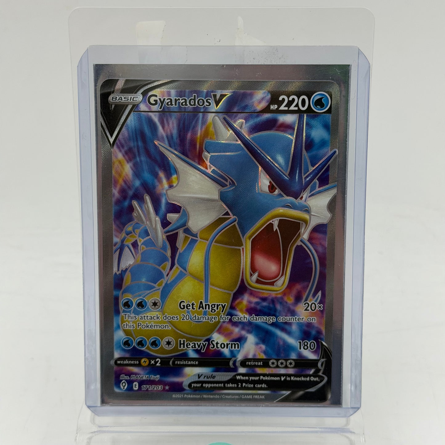 Pokémon TCG Gyarados V 171/203 Holo ENG