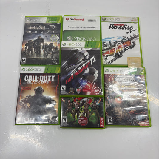 Lot of 7 Microsoft Xbox 360 Games