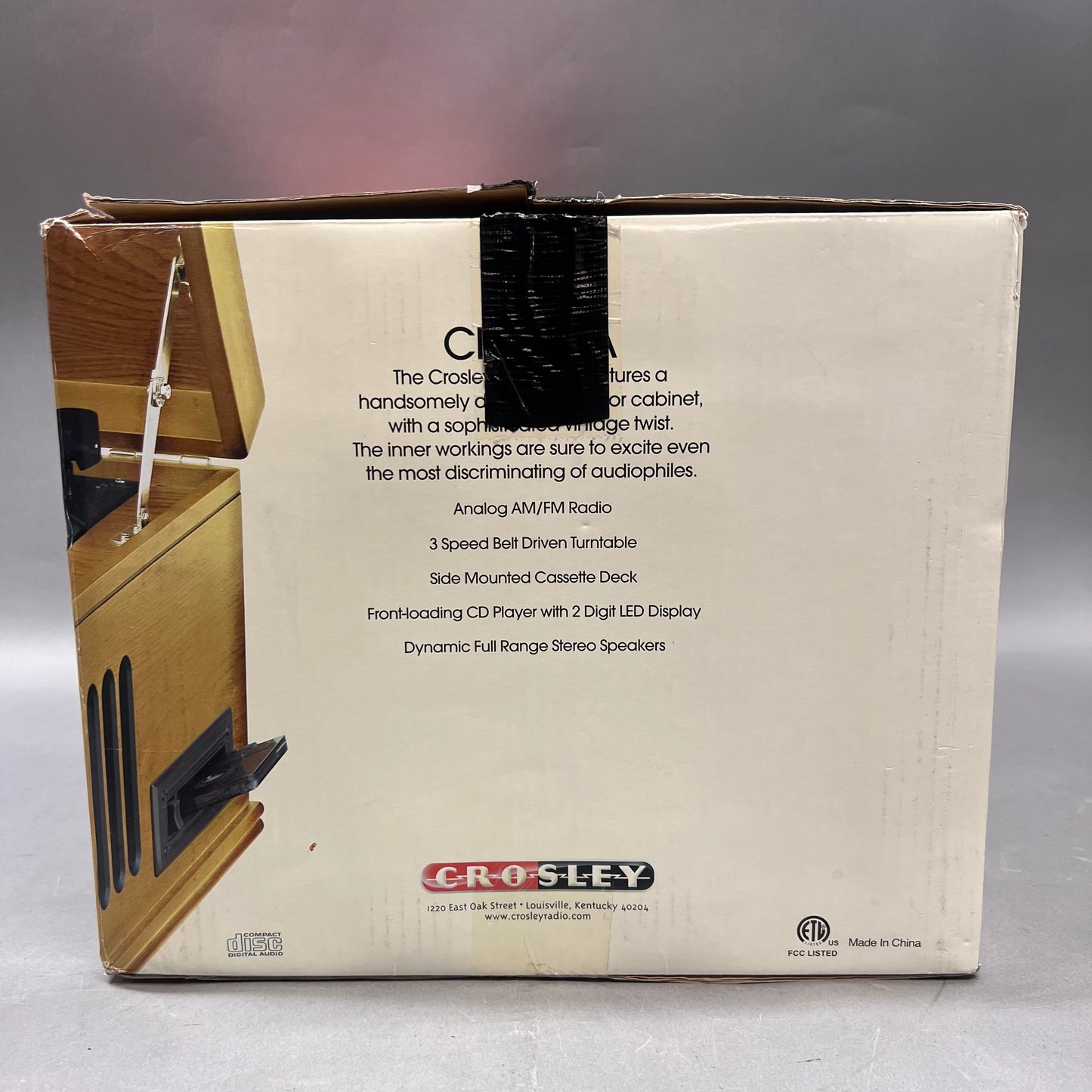 Crosley Radio Wired, Wireless CR74