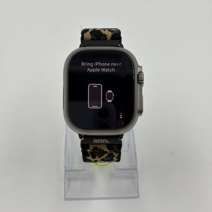 Unlocked Apple Watch Ultra 2 49MM Natural Titanium Aftermarket Band MRET3LL/A