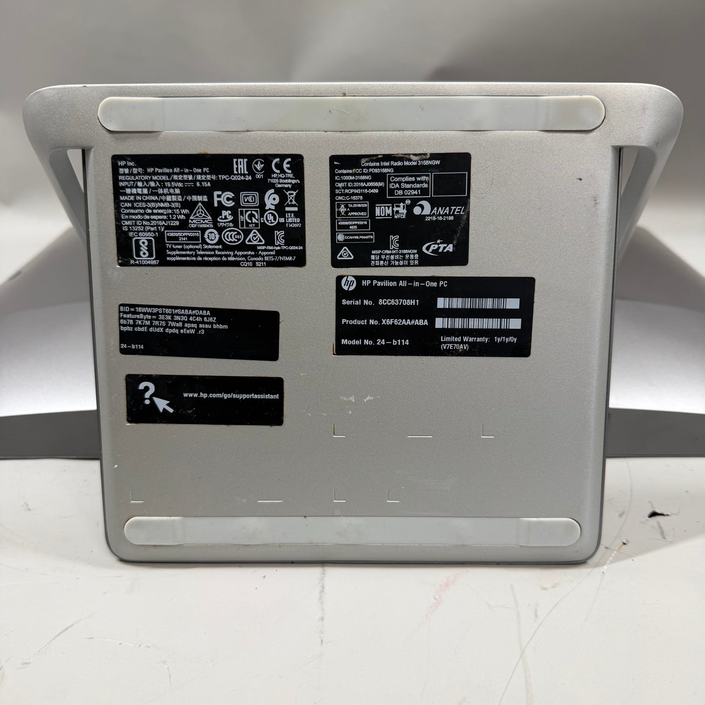 HP Pavilion TPC-Q024-24 23.8" i5-6400T 2.20GHz 12GB RAM 2TB HDD
