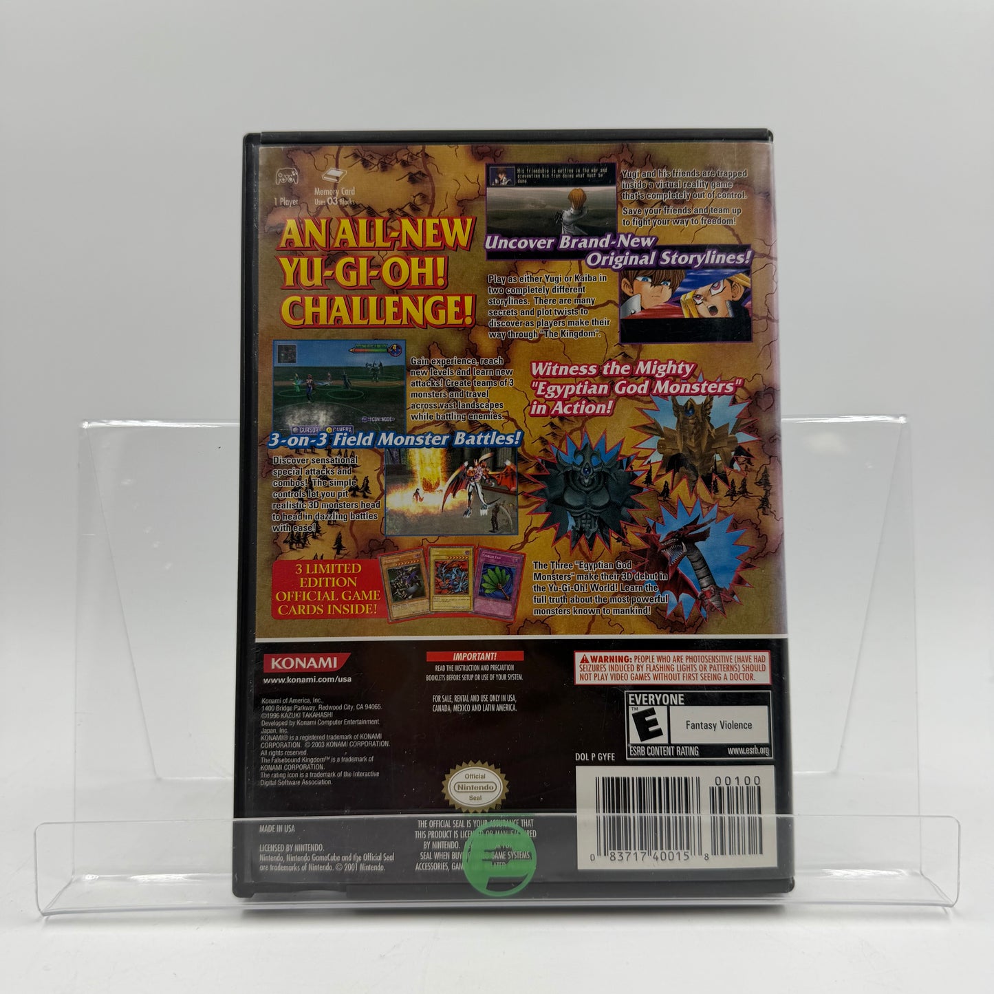 Yu-Gi-Oh Falsebound Kingdom (Nintendo GameCube, 2004)