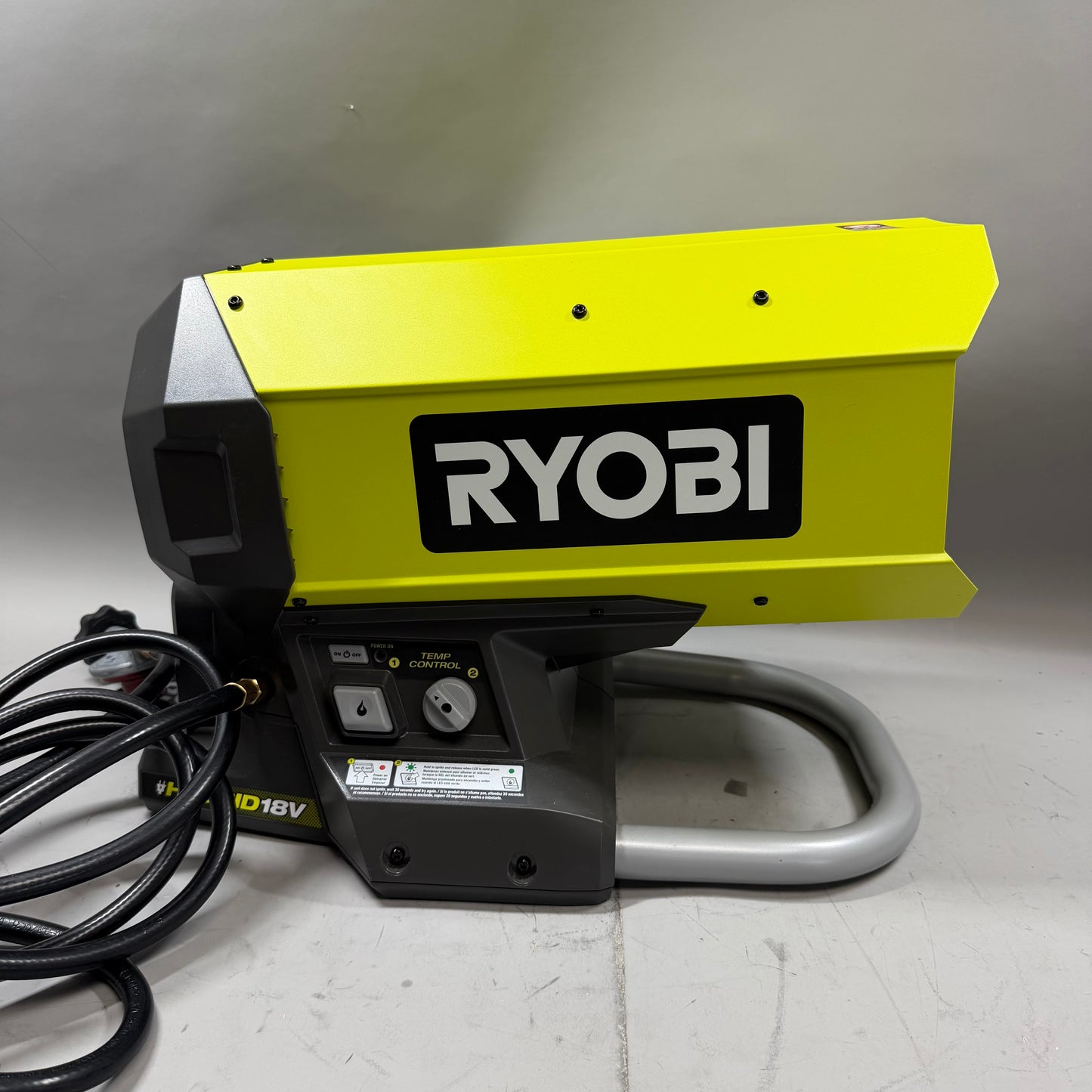 Ryobi PCL801 18V Forced Air Propane Heater