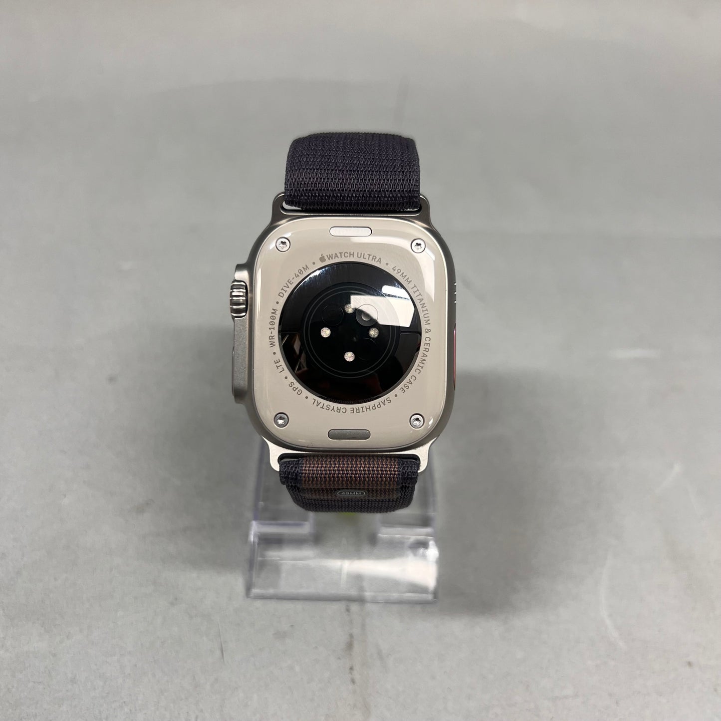 Unlocked Apple Watch Ultra 2 49MM Silver Titanium Beige Nylon Band MRET3LW/A