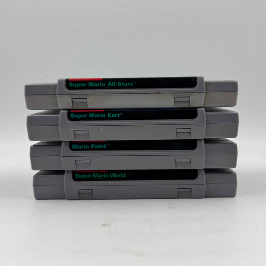 Lot of 4 Super Nintendo SNES Games