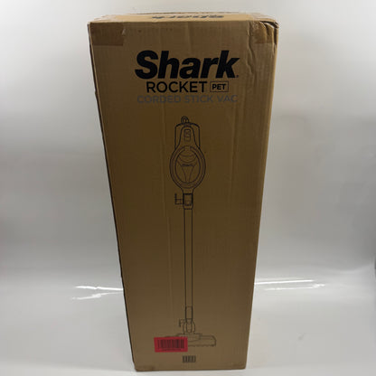 New Shark Rocket Pet Bagless Corded Smart Vacuum Cleaner Black HV301