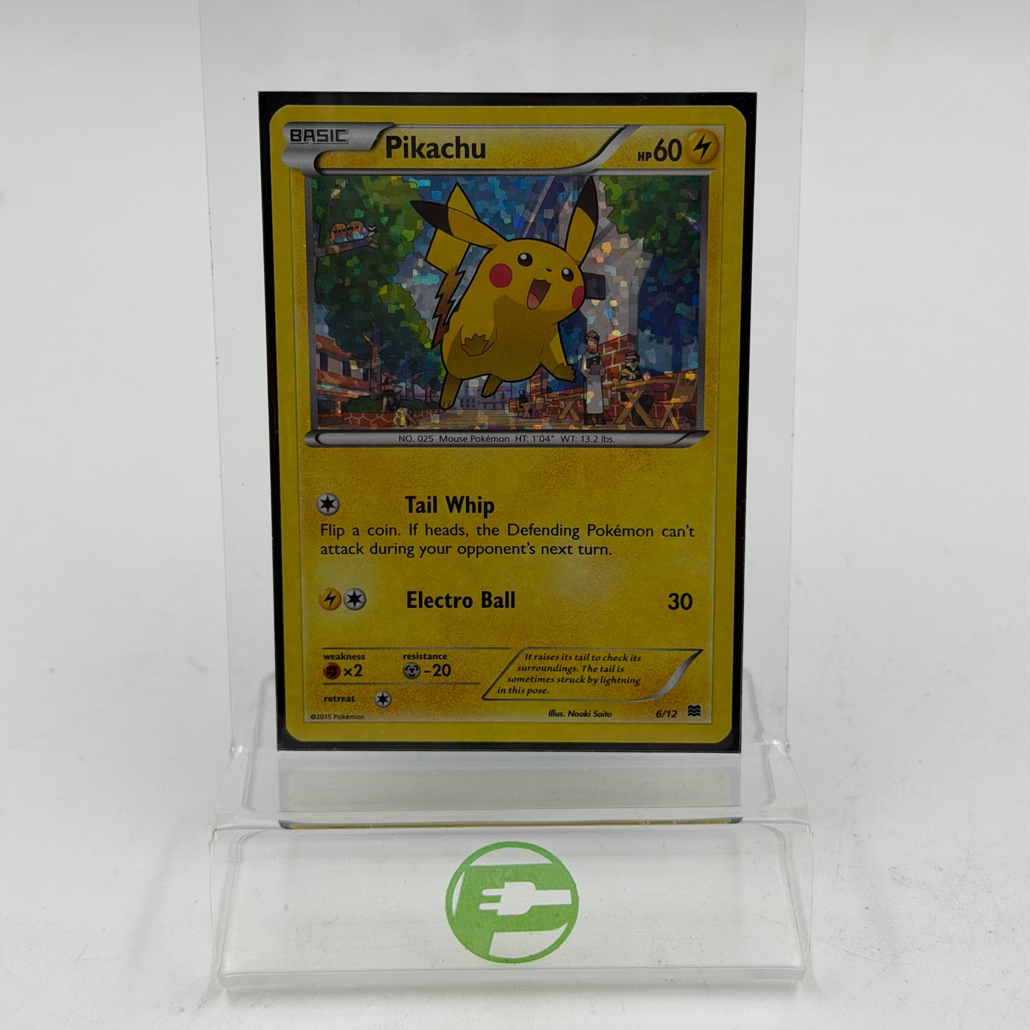 Pokémon TCG Mc Donalds Promo Pickachu 6/12 Holo English