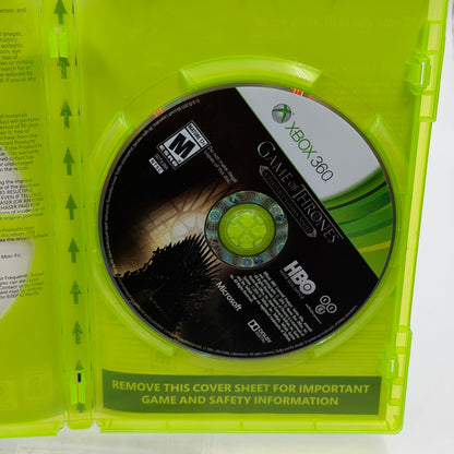 Game of Thrones A Telltale Games Series (Microsoft Xbox 360, 2014)